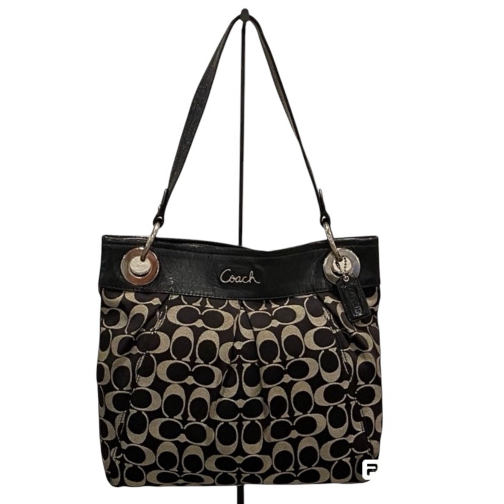Coach Ashley Signature Shoulder Bag - Jacquard- Excellent Condition
